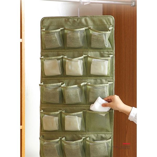 storage bags underwear hanging organizer solid color oxford cloth bag with 20 mesh pockets
storage bags underwear hanging organizer solid color oxford cloth bag with 20 mesh pockets