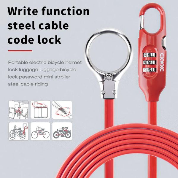 bike locks adjustable portable bicycle anti-theft password lock alloy safety helmet ultra-light steel cable
bike locks adjustable portable bicycle anti-theft password lock alloy safety helmet ultra-light steel cable