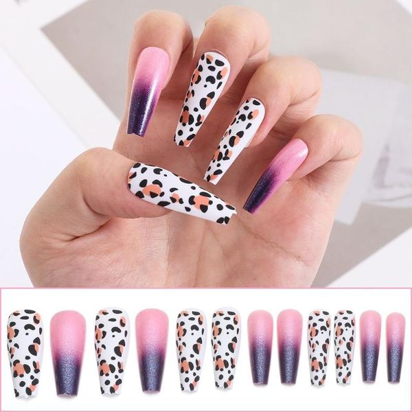 false nails 24 pcs/box detachable leopard print t-shaped long ballerina fake nail patch frosted art ballet coffin tip, Red;gold
false nails 24 pcs/box detachable leopard print t-shaped long ballerina fake nail patch frosted art ballet coffin tip, Red;gold