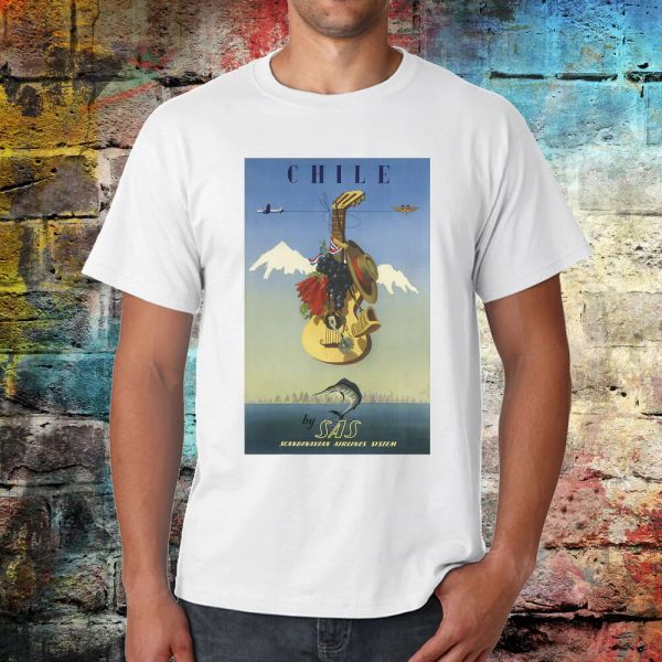 chile t-shirt, south america t-shirt, vintage travel tee, guitar t shirt,, White;black
chile t-shirt, south america t-shirt, vintage travel tee, guitar t shirt,, White;black
