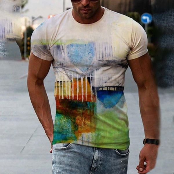 men's t-shirts 3d creative printed clothing trend summer casual slim basic harajuku short sleeve t shirt cool streetwear blouse, White;black
men's t-shirts 3d creative printed clothing trend summer casual slim basic harajuku short sleeve t shirt cool streetwear blouse, White;black