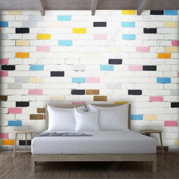 milofi custom 3d wallpaper mural color brick pastoral texture living room bedroom background wall decoration painting wallpapers
milofi custom 3d wallpaper mural color brick pastoral texture living room bedroom background wall decoration painting wallpapers