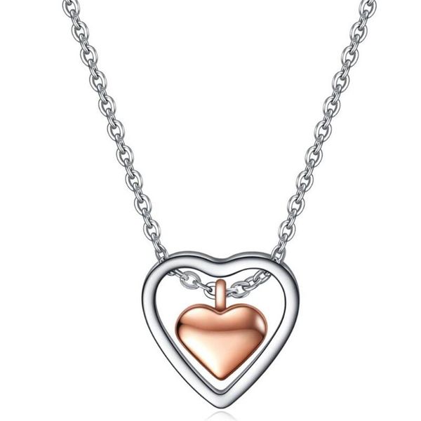 pendant necklaces exquisite fashion stainless steel necklace for women heart shaped female jewelry, Silver
pendant necklaces exquisite fashion stainless steel necklace for women heart shaped female jewelry, Silver