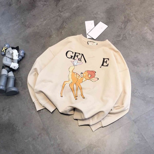 luxury brand hoodie autumn new gen fawn letter embroidery round neck casual sweater for men and women, Black
luxury brand hoodie autumn new gen fawn letter embroidery round neck casual sweater for men and women, Black