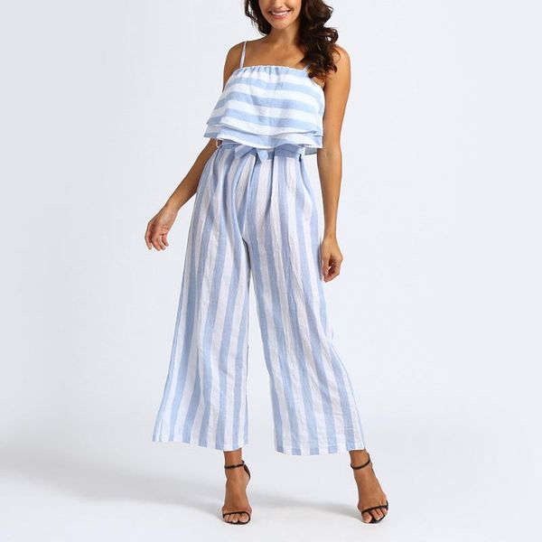 women's jumpsuits & rompers women sleeveless striped soft and comfortable jumpsuit casual clubwear wide leg pants outfit l50/0203, Black;white
women's jumpsuits & rompers women sleeveless striped soft and comfortable jumpsuit casual clubwear wide leg pants outfit l50/0203, Black;white