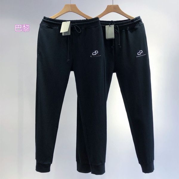 design clothing autumn 21 embroidered buckle small label guard couple pants terry elastic movement, Black
design clothing autumn 21 embroidered buckle small label guard couple pants terry elastic movement, Black