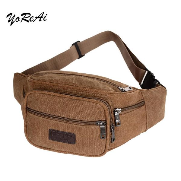 men casual durable fanny waist pack male bags belt canvas 2021 hip bum military bag pouch three zipper pocket banane
men casual durable fanny waist pack male bags belt canvas 2021 hip bum military bag pouch three zipper pocket banane