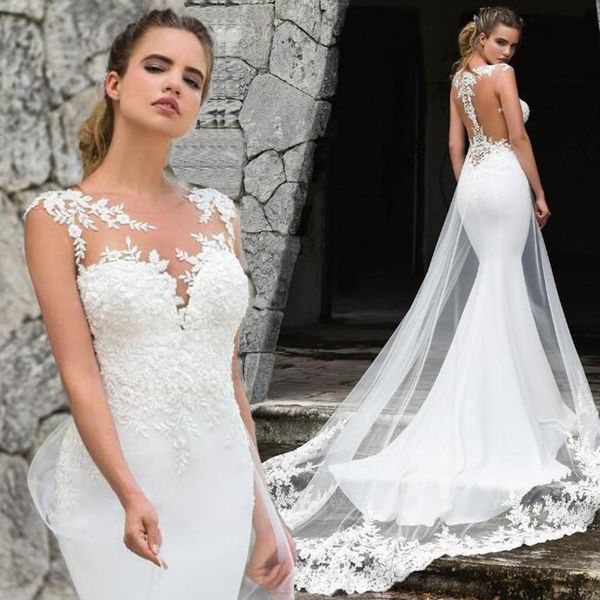 arabic middle east mermaid wedding dresses crew neck lace court train ivory vintage bridal gowns new ba8884, White
arabic middle east mermaid wedding dresses crew neck lace court train ivory vintage bridal gowns new ba8884, White