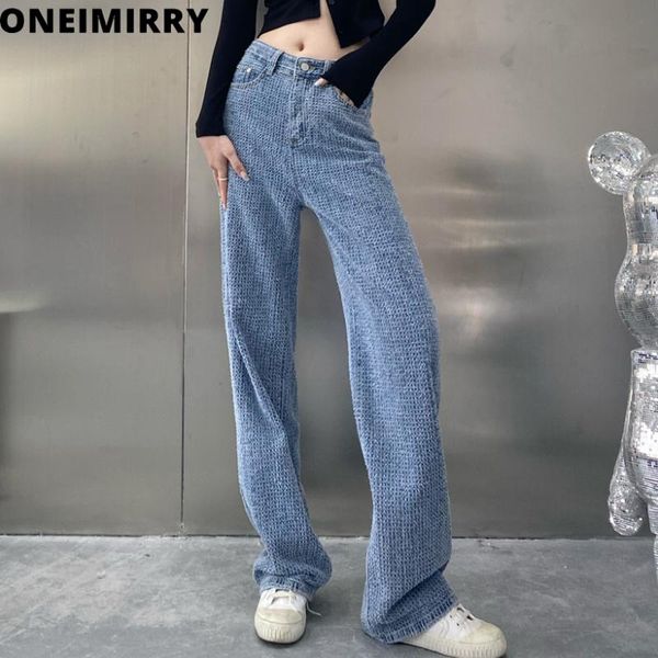 women's jeans oneimirry straight wide leg women casual fashion plaid boyfriend denim pants blue vintage streetwear high waist 2021
women's jeans oneimirry straight wide leg women casual fashion plaid boyfriend denim pants blue vintage streetwear high waist 2021