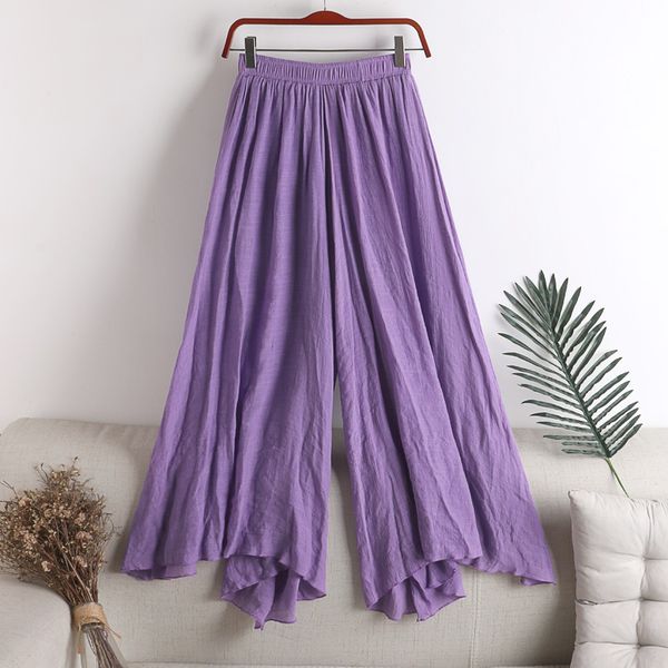 summer retro elastic waist slim cotton linen pants women's high street solid color all-match pants women culottes 210420, Black;white
summer retro elastic waist slim cotton linen pants women's high street solid color all-match pants women culottes 210420, Black;white