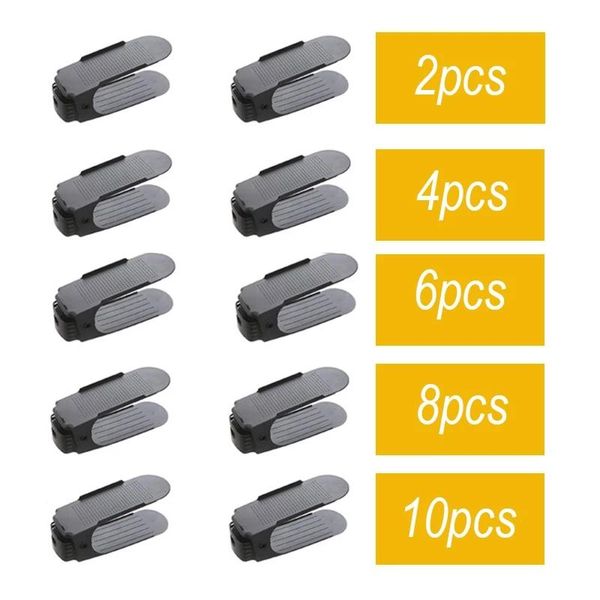 10pcs adjustable shoe rack organizer support saving cabinet closet stand shoes storage box clothing & wardrobe
10pcs adjustable shoe rack organizer support saving cabinet closet stand shoes storage box clothing & wardrobe