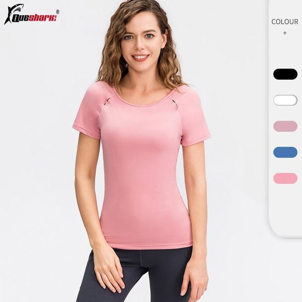 queshark pro women fitness short sleeved round neck shirts slim fit running training sports t-shirt elastic quick dry yoga outfit
queshark pro women fitness short sleeved round neck shirts slim fit running training sports t-shirt elastic quick dry yoga outfit