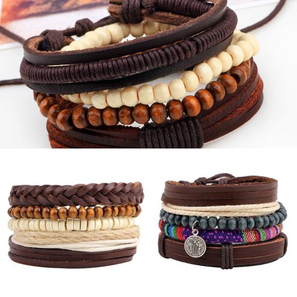 bangle 2021 style accessories multi piece combination set bracelet hand made cowhide wood beads beaded woven, Black
bangle 2021 style accessories multi piece combination set bracelet hand made cowhide wood beads beaded woven, Black