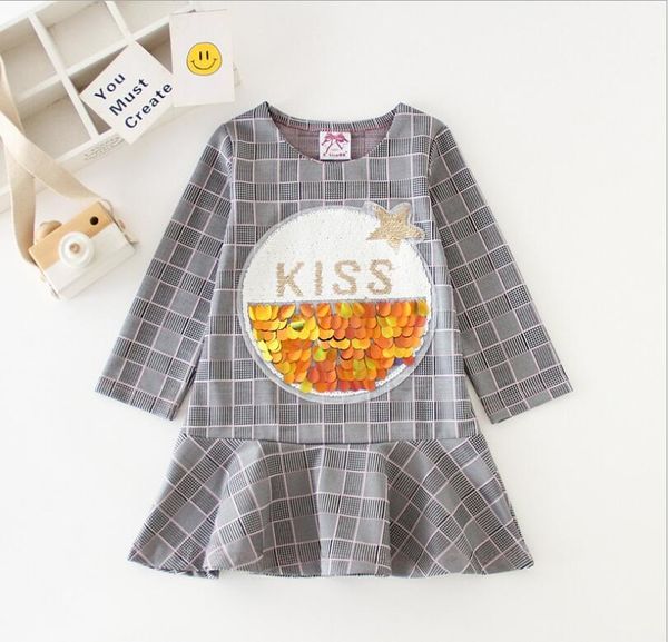 girl's dresses 2021 fall grey sequined letter dress, princess kids elegant clothing wholesale 5 pieces/lot, Red;yellow
girl's dresses 2021 fall grey sequined letter dress, princess kids elegant clothing wholesale 5 pieces/lot, Red;yellow
