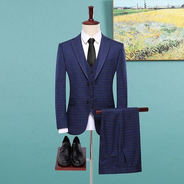 men's suits & blazers groom's wedding suit set slim korean version of casual formal plaid 2-piece jacket +pants arrivals 2021 4xl, White;black
men's suits & blazers groom's wedding suit set slim korean version of casual formal plaid 2-piece jacket +pants arrivals 2021 4xl, White;black