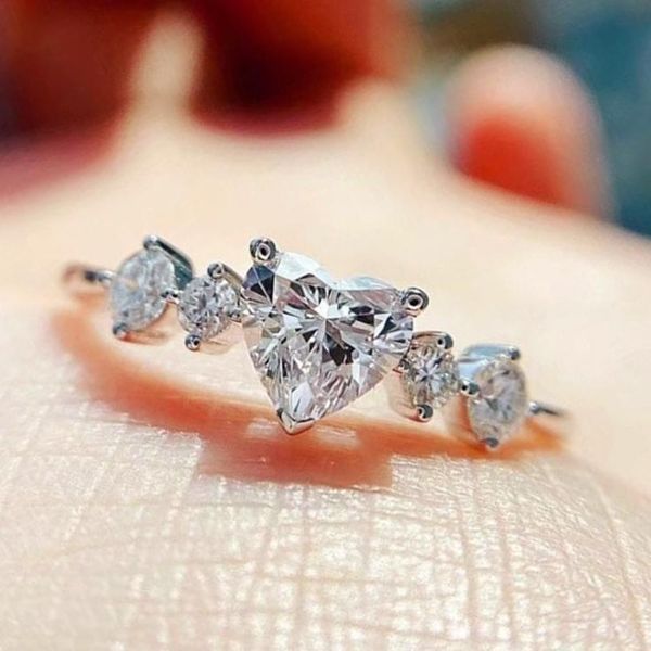 wedding rings caoshi exquisite design heart ring for women stylish accessories ceremony charming crystal cz statement jewelry gift, Slivery;golden
wedding rings caoshi exquisite design heart ring for women stylish accessories ceremony charming crystal cz statement jewelry gift, Slivery;golden