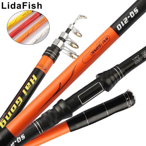 lidafish brand 5 colors optional 2.1-3.6 meters carbon fiber leisure rotating bait long-range fishing rod boat rods
lidafish brand 5 colors optional 2.1-3.6 meters carbon fiber leisure rotating bait long-range fishing rod boat rods