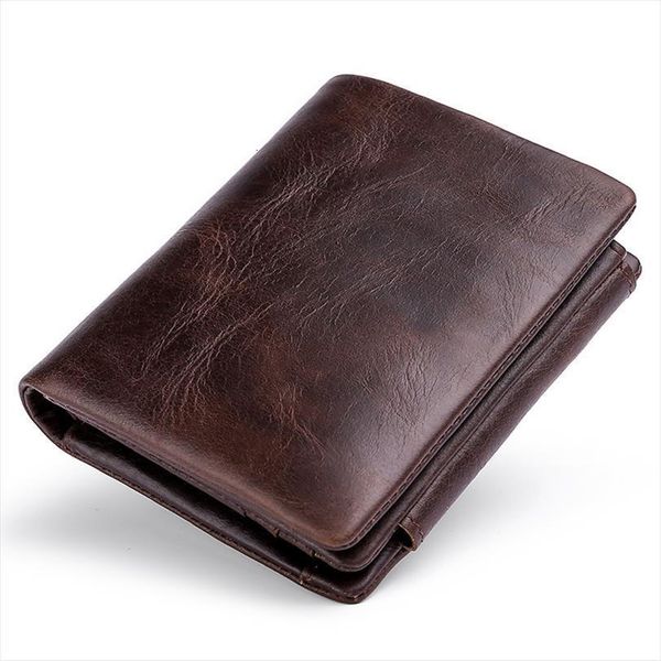 rfid anti theft mens wallet retro three fold business card holder bag purse vintage genuine leather male, Red;black
rfid anti theft mens wallet retro three fold business card holder bag purse vintage genuine leather male, Red;black