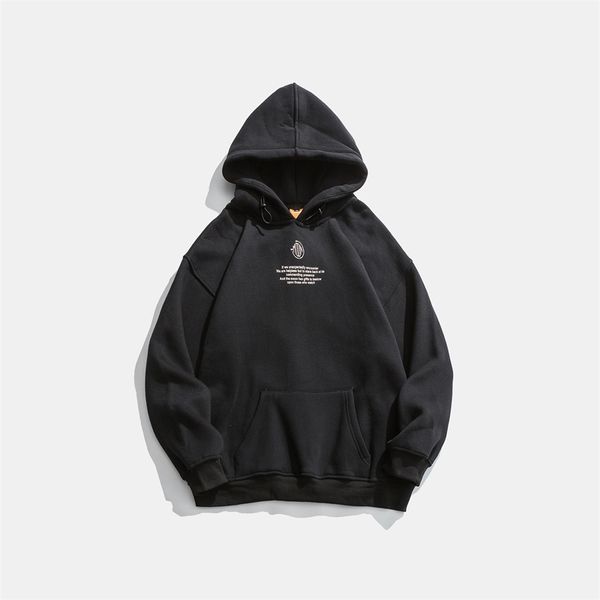 2019 autumn winter new trend letter printing plush hoodie long sleeve loose hip hop men's wear, Black
2019 autumn winter new trend letter printing plush hoodie long sleeve loose hip hop men's wear, Black