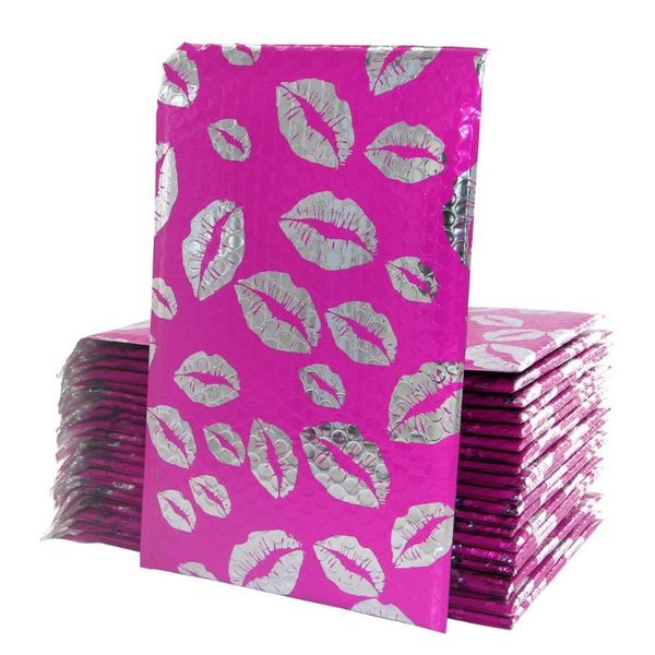 140*210mm 50pcs lips kiss poly bubble mailer padded envelopes bag self seal waterproof packaging pink packing bags
140*210mm 50pcs lips kiss poly bubble mailer padded envelopes bag self seal waterproof packaging pink packing bags
