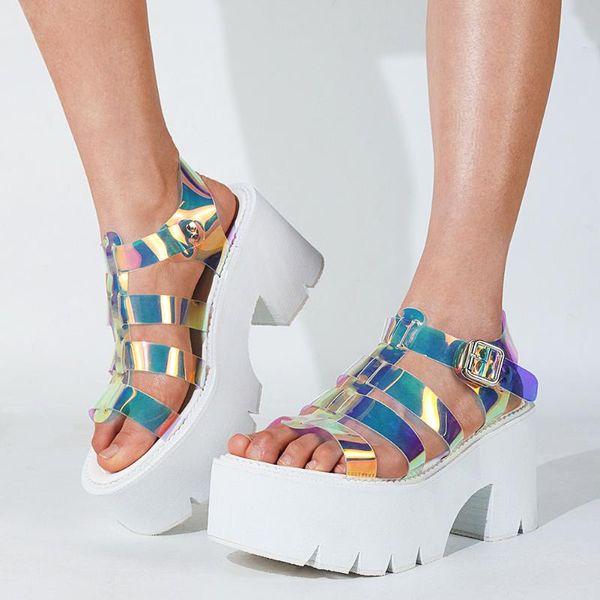lapolaka square heel buckle strap super high with platform summer comfortable bling casual woman shoes fashion sandals, Black
lapolaka square heel buckle strap super high with platform summer comfortable bling casual woman shoes fashion sandals, Black