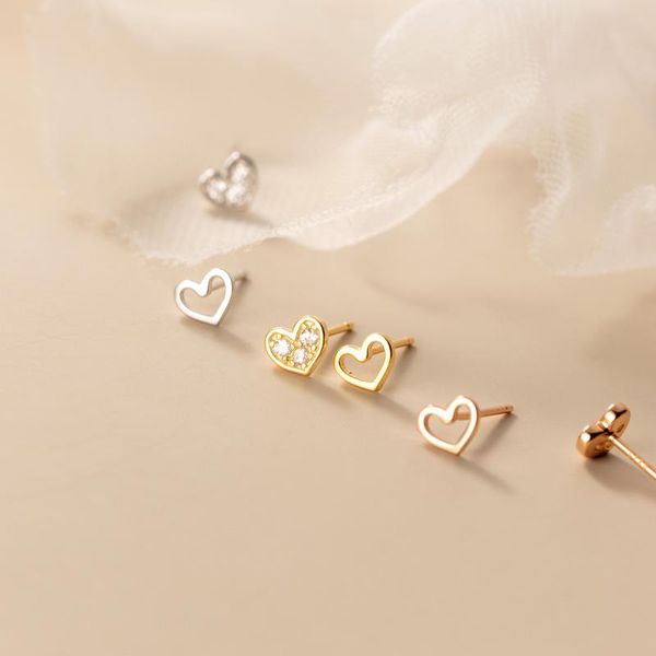 stud 925 sterling silver asymmetric zircon heart small earrings for girl daughter ear earring sweet lovely fine jewelry highest quality, Golden;silver
stud 925 sterling silver asymmetric zircon heart small earrings for girl daughter ear earring sweet lovely fine jewelry highest quality, Golden;silver