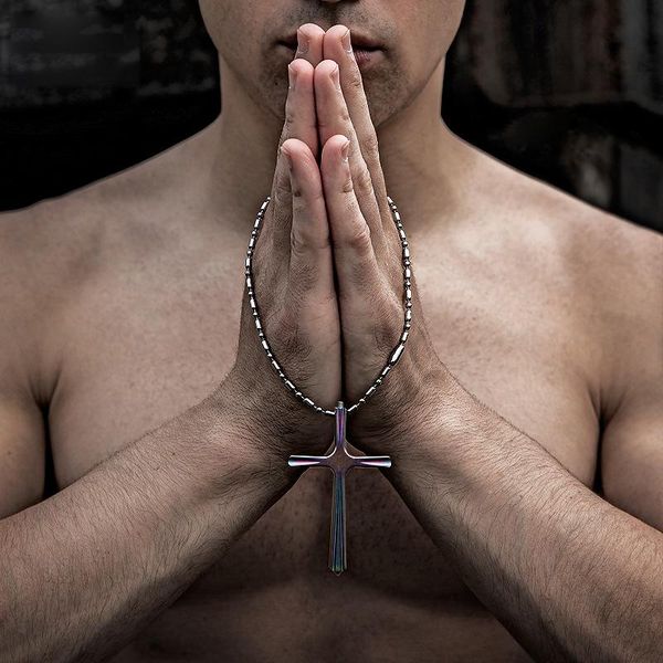 titanium alloy tungsten steel head cross necklace pendant multifunctional tactical portable couple gift necklaces, Silver
titanium alloy tungsten steel head cross necklace pendant multifunctional tactical portable couple gift necklaces, Silver