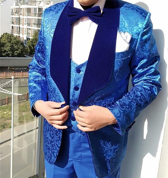 men's suits & blazers male suit with blue pattern, formal fashion and business blazer, wedding groom (jacket + vest pants), three piece, White;black
men's suits & blazers male suit with blue pattern, formal fashion and business blazer, wedding groom (jacket + vest pants), three piece, White;black