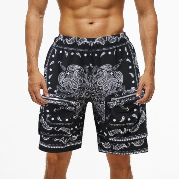tooling summer new loss sports and leisure men hip hop running shorts oversized streetwear, White;black
tooling summer new loss sports and leisure men hip hop running shorts oversized streetwear, White;black