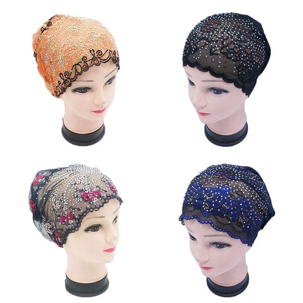 ethnic clothing muslim thin hat women's net gauze baotu drilling lace bottom cap headscarf capwoman ladies hats, Red
ethnic clothing muslim thin hat women's net gauze baotu drilling lace bottom cap headscarf capwoman ladies hats, Red