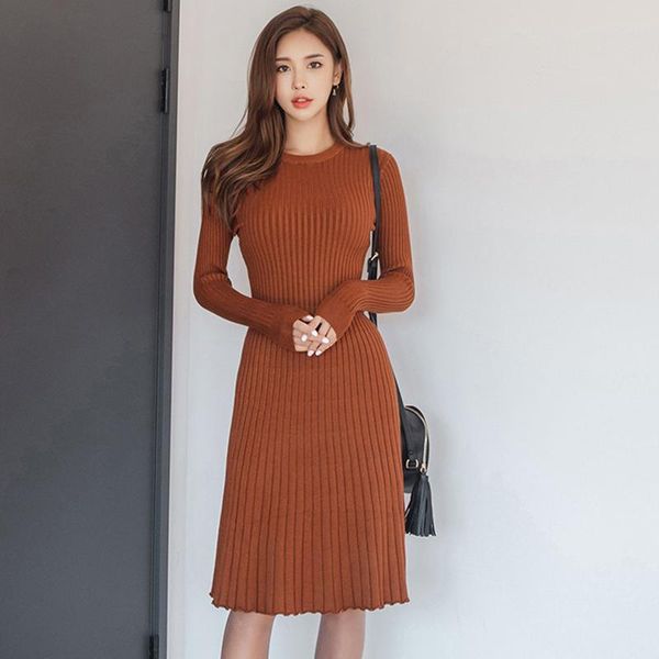 casual dresses arrival women's fashion elasticity dress comfortable vintage knit bouncy basic soft warm cute a-line, Black;gray
casual dresses arrival women's fashion elasticity dress comfortable vintage knit bouncy basic soft warm cute a-line, Black;gray