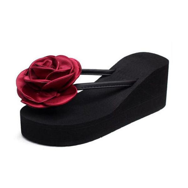 bohemia flowers woman beach flip flops summer sandals slip- resistant slippers for women platform sandal k3, Black
bohemia flowers woman beach flip flops summer sandals slip- resistant slippers for women platform sandal k3, Black