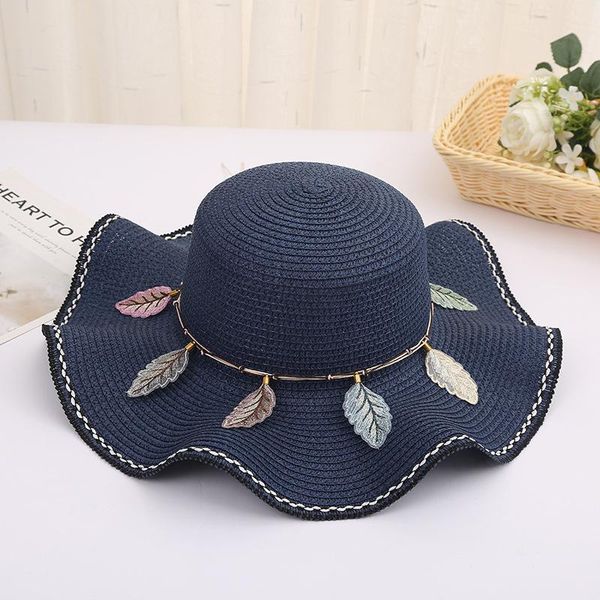 wide brim hats womens straw sun hat floppy foldable roll up cap summer beach pool visor protection, Blue;gray
wide brim hats womens straw sun hat floppy foldable roll up cap summer beach pool visor protection, Blue;gray