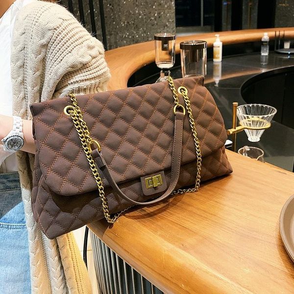 high-quality rhombic chain large-capacity bag 2021 bolsa de mujer fashion women's designer frosted messenger handtassen shoulder bags
high-quality rhombic chain large-capacity bag 2021 bolsa de mujer fashion women's designer frosted messenger handtassen shoulder bags