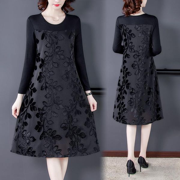 casual dresses spring black jacquard knitted vintage midi dress 2021 autumn long sleeve women elegant bodycon party solid vestidos, Black;gray
casual dresses spring black jacquard knitted vintage midi dress 2021 autumn long sleeve women elegant bodycon party solid vestidos, Black;gray