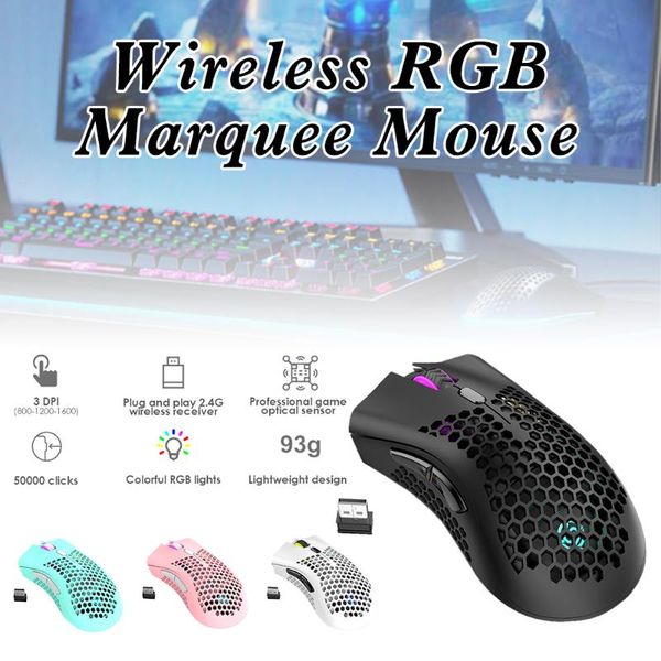 2.4g wireless gaming mouse ultra-light right hand 7 keys, 5 light modes, up to 1600dpi mice
2.4g wireless gaming mouse ultra-light right hand 7 keys, 5 light modes, up to 1600dpi mice