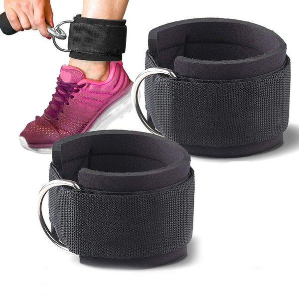 ankle support adjustable double d-ring fitness guard strap leg gym training lifting hip cable foot belt equipment, Blue;black
ankle support adjustable double d-ring fitness guard strap leg gym training lifting hip cable foot belt equipment, Blue;black