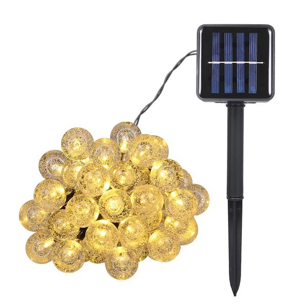 strings 9.35m/30.68ft 50 leds solar powered string lights crystal ball globe lamp ip44 waterproof christmas festival garden decoration
strings 9.35m/30.68ft 50 leds solar powered string lights crystal ball globe lamp ip44 waterproof christmas festival garden decoration