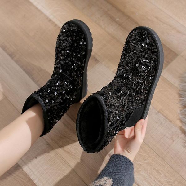boots women's rubber flat heel shoes woman winter bling booties ladies australia low heels boots-women, Black
boots women's rubber flat heel shoes woman winter bling booties ladies australia low heels boots-women, Black