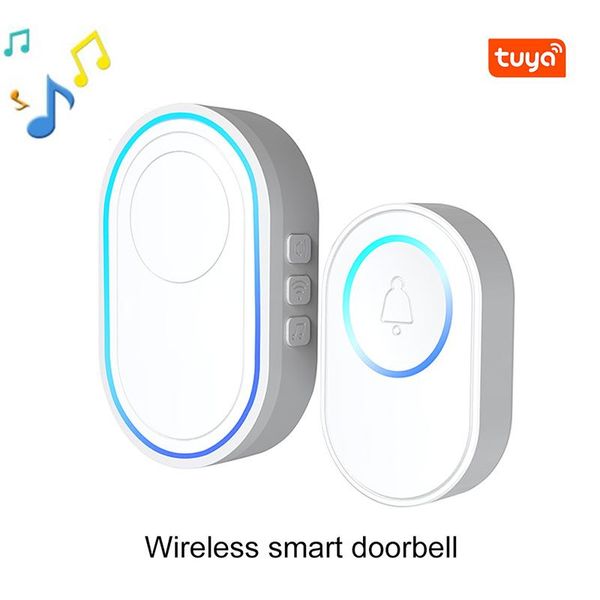 doorbells home welcome doorbell intelligent 433mhz wireless or 58 sound tuya smart wifi alarm system for anti-theft
doorbells home welcome doorbell intelligent 433mhz wireless or 58 sound tuya smart wifi alarm system for anti-theft