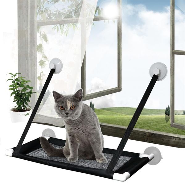 

sunny seat window cat perch mounted cats bed hammock with heavy duty suction cups holds up to 20lbs easy install beds & furniture
