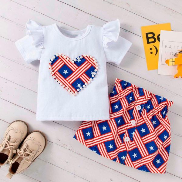 clothing sets born jumpsuit toddler kid girls clothes summer independence day short sleeve skirt setgirls vestiti neonata, White
clothing sets born jumpsuit toddler kid girls clothes summer independence day short sleeve skirt setgirls vestiti neonata, White
