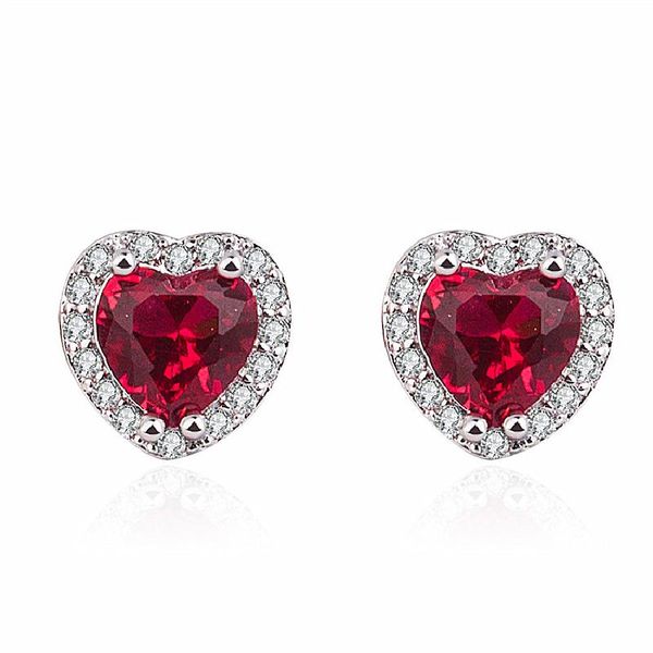 stud trendy women earrings 925 silver jewelry with zircon gemstone heart shape for wedding promise party gift wholesale, Golden;silver
stud trendy women earrings 925 silver jewelry with zircon gemstone heart shape for wedding promise party gift wholesale, Golden;silver
