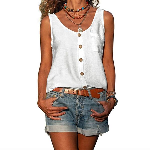summer thin chiffon white shirts women sleeveless button beach tank tshirt plus size loose casual t shirt female women's t-shirt
summer thin chiffon white shirts women sleeveless button beach tank tshirt plus size loose casual t shirt female women's t-shirt