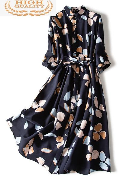 real silk 95% spring vintage dress women clothes elegant maxi 2021 ladies dresses print vestidos a0869 casual, Black;gray
real silk 95% spring vintage dress women clothes elegant maxi 2021 ladies dresses print vestidos a0869 casual, Black;gray