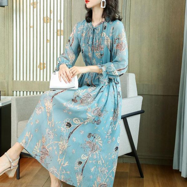 spring summer dress woman 100% silk korean floral dresses for women elegant long sleeve 2021 vestido de mujer pph3458 casual, Black;gray
spring summer dress woman 100% silk korean floral dresses for women elegant long sleeve 2021 vestido de mujer pph3458 casual, Black;gray
