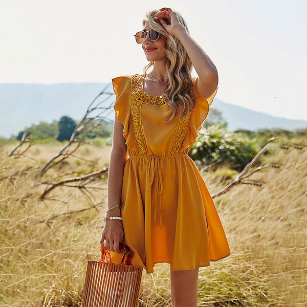 casual dresses spring backless hollow out solid women ruffles lace up high waist short for sweet summer rmgx, Black;gray
casual dresses spring backless hollow out solid women ruffles lace up high waist short for sweet summer rmgx, Black;gray