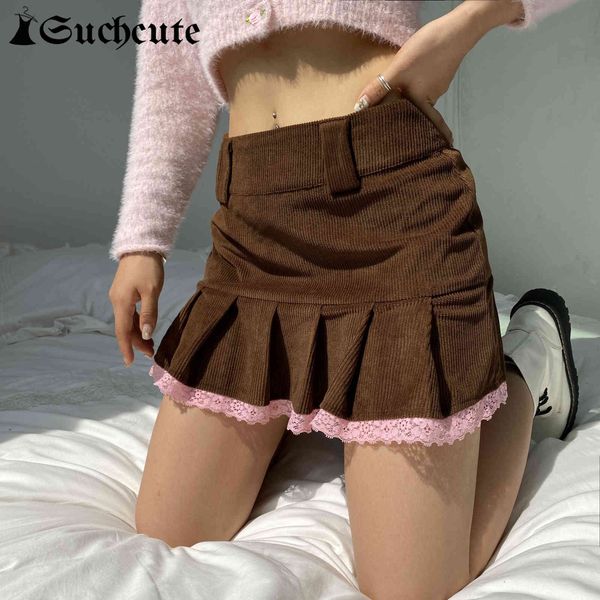 skirts y2k aesthetic lace edge corduroy mini for women streetwear e girl 90s outfits pleated gothic mujer faldas e5cy, Black
skirts y2k aesthetic lace edge corduroy mini for women streetwear e girl 90s outfits pleated gothic mujer faldas e5cy, Black
