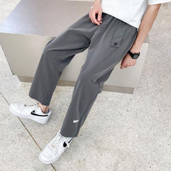 summer striped formal suit pants men korean fashion loose casual harajuku streetwear wide-leg straight-leg men's, Black
summer striped formal suit pants men korean fashion loose casual harajuku streetwear wide-leg straight-leg men's, Black