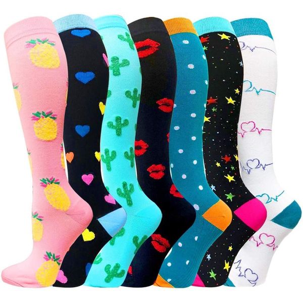 7 pairs socks brede kalf compressie sports compression nursing cycling elastic calf protection stockings#35, Black
7 pairs socks brede kalf compressie sports compression nursing cycling elastic calf protection stockings#35, Black